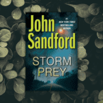 Storm Prey by John Sandford Cover on a generic background of plant leaves